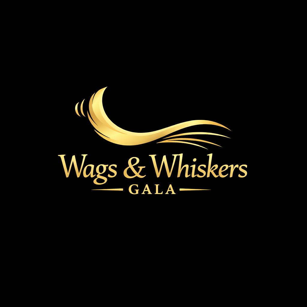 Wags & Whiskers Gala logo.